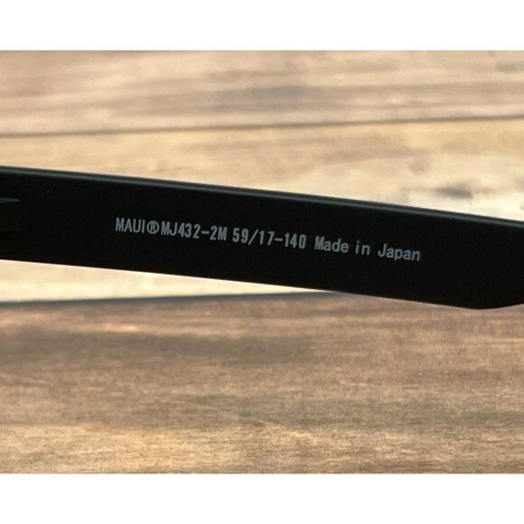 Maui Jim Red Sands RX-ABLE Sunglasses 432-2M Grey Lenses Black Matte Frame - Picture 4 of 9